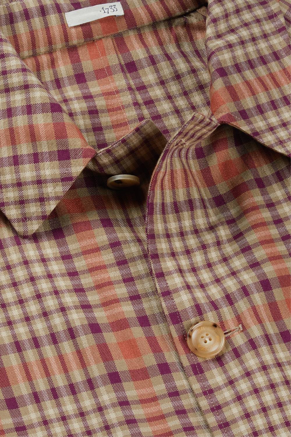 Piacenza 1733 Trench plain arancio e viola Nuova