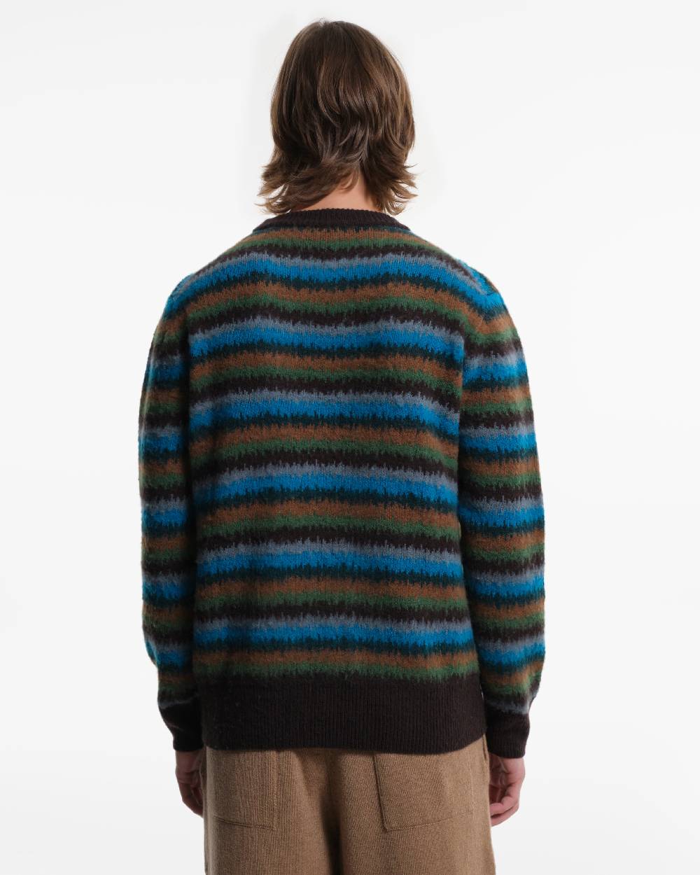 Piacenza 1733 Maglia in Cashmere fantasia verde Affare Del Giorno