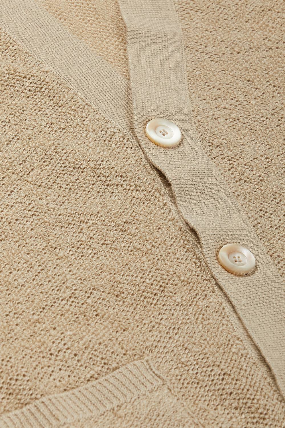 Piacenza 1733 Cardigan terrycloth naturale 2025