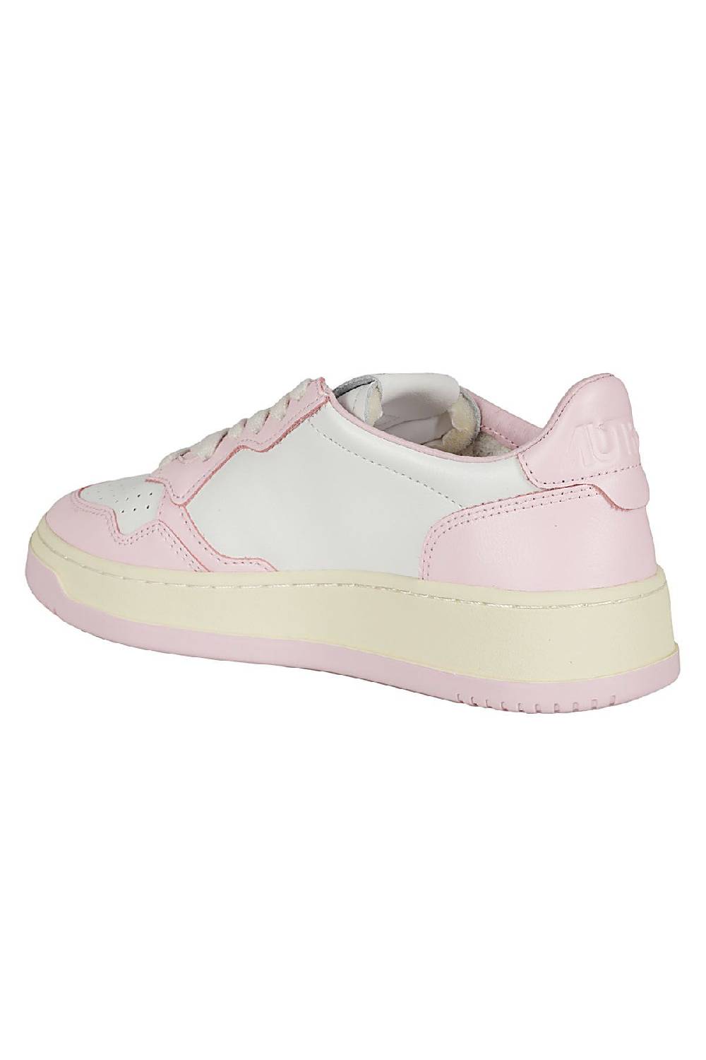 AUTRY Sneakers Medalist Low Bianco e Rosa Offerte