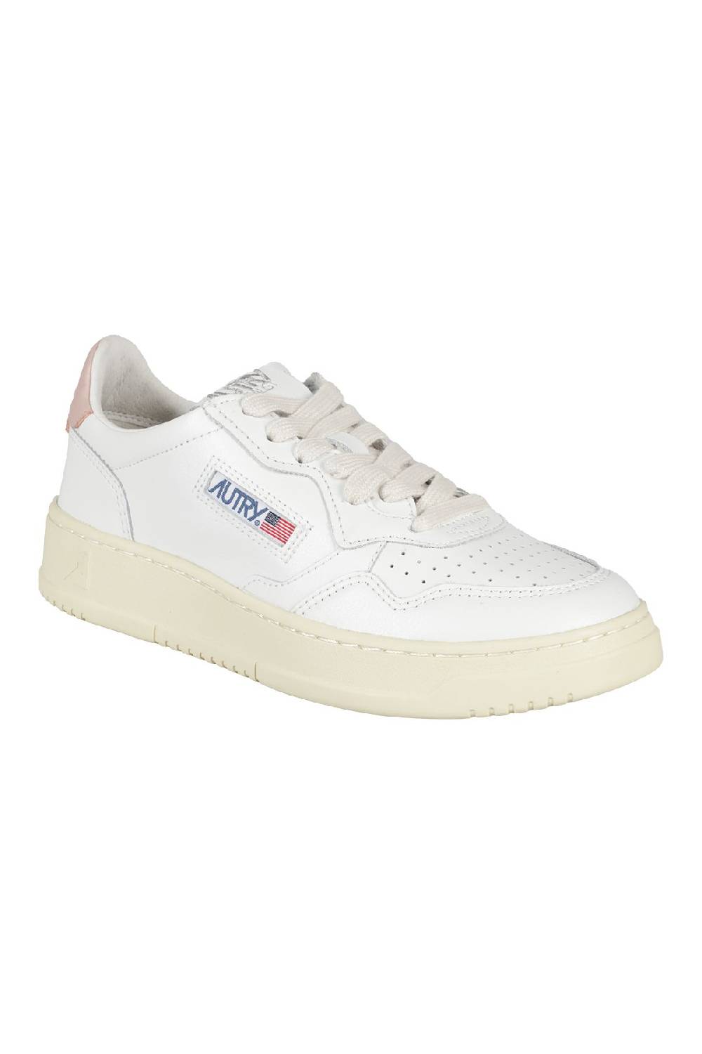 AUTRY Sneakers Medalist Low Women White Pink Nuova