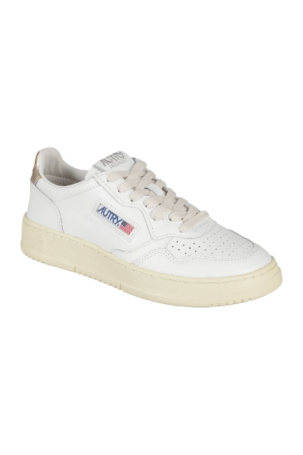 AUTRY Sneaker Medalist Low Women White Gold 2025