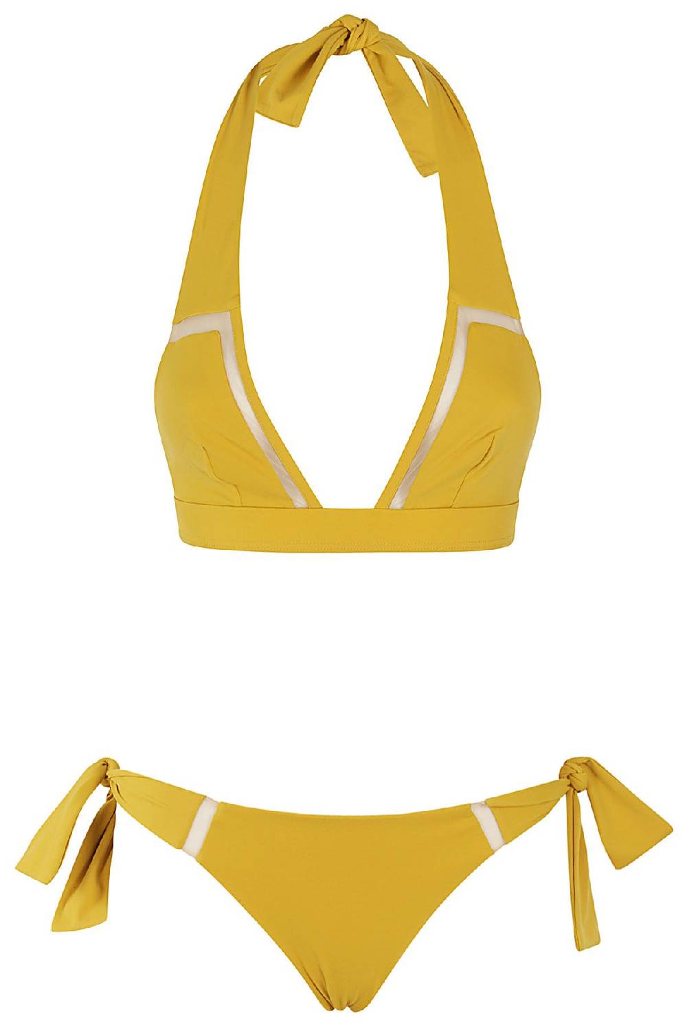 EXILIA Costume Slip Anafi Mustard Sottocosto