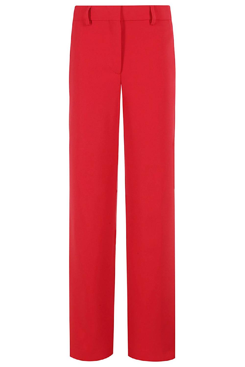 MSGM Pantalone Straight Rosso Soddisfazione Garantita