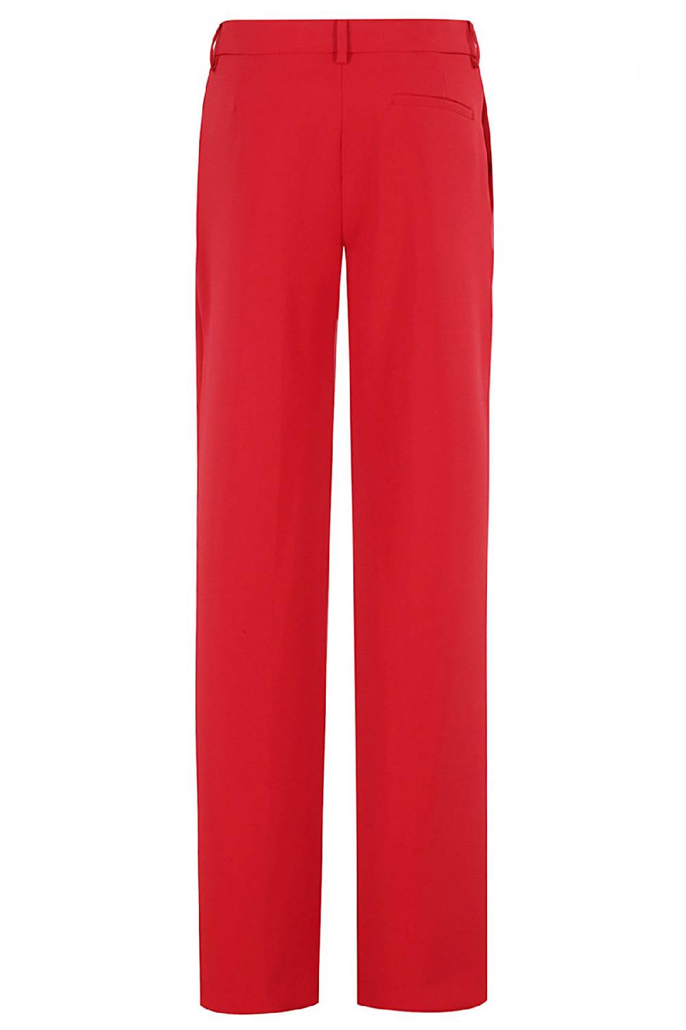 MSGM Pantalone Straight Rosso Soddisfazione Garantita