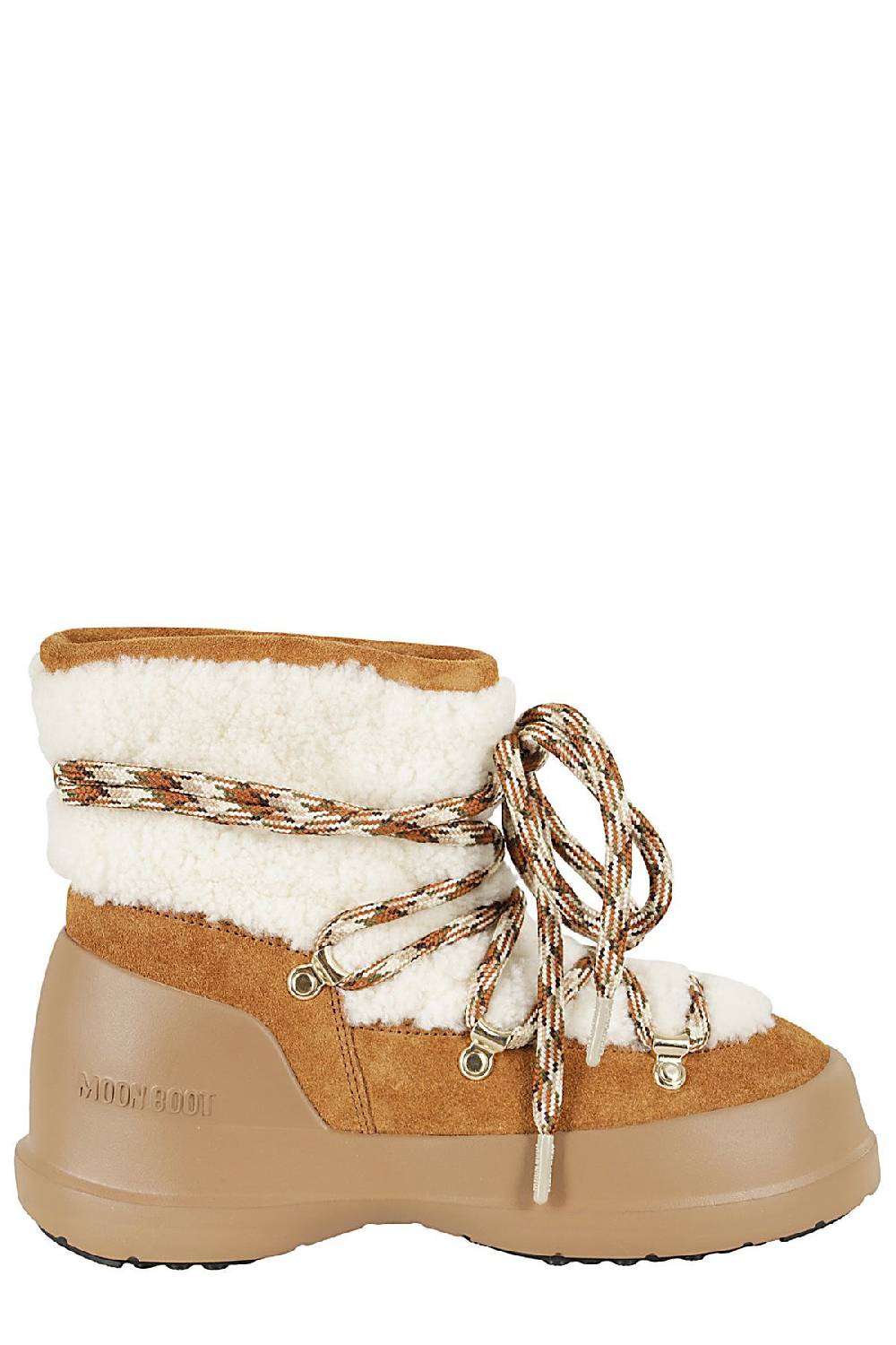 MOON BOOT Stivaletto Luna Shearling Marrone