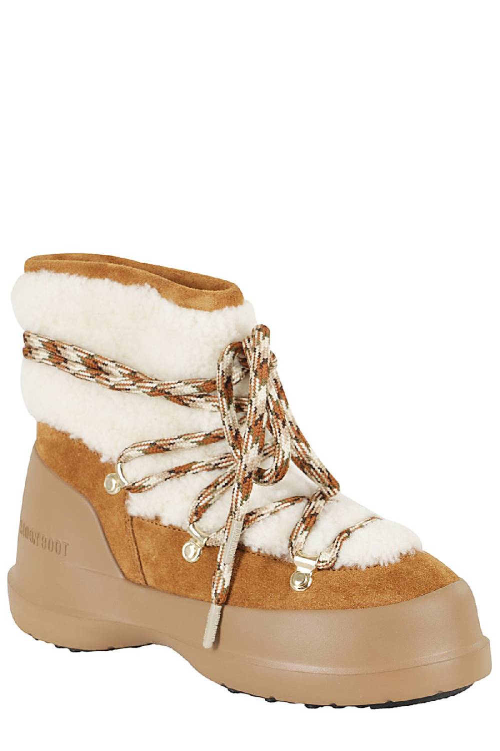 MOON BOOT Stivaletto Luna Shearling Marrone Fino Al -60%