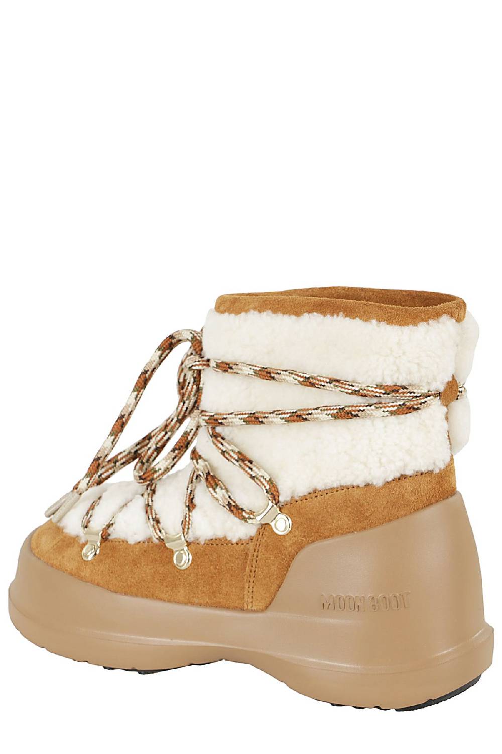 MOON BOOT Stivaletto Luna Shearling Marrone Fino Al -60%