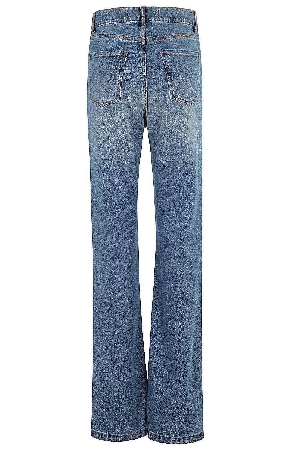 FEDERICA TOSI Jeans Straight Azzurro Presa