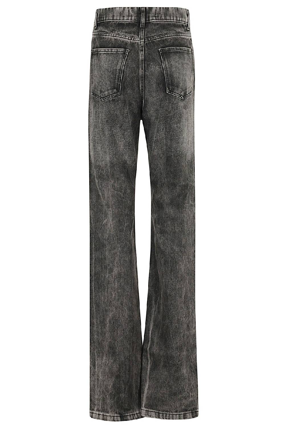 FEDERICA TOSI Jeans Straight Grigio Sconto