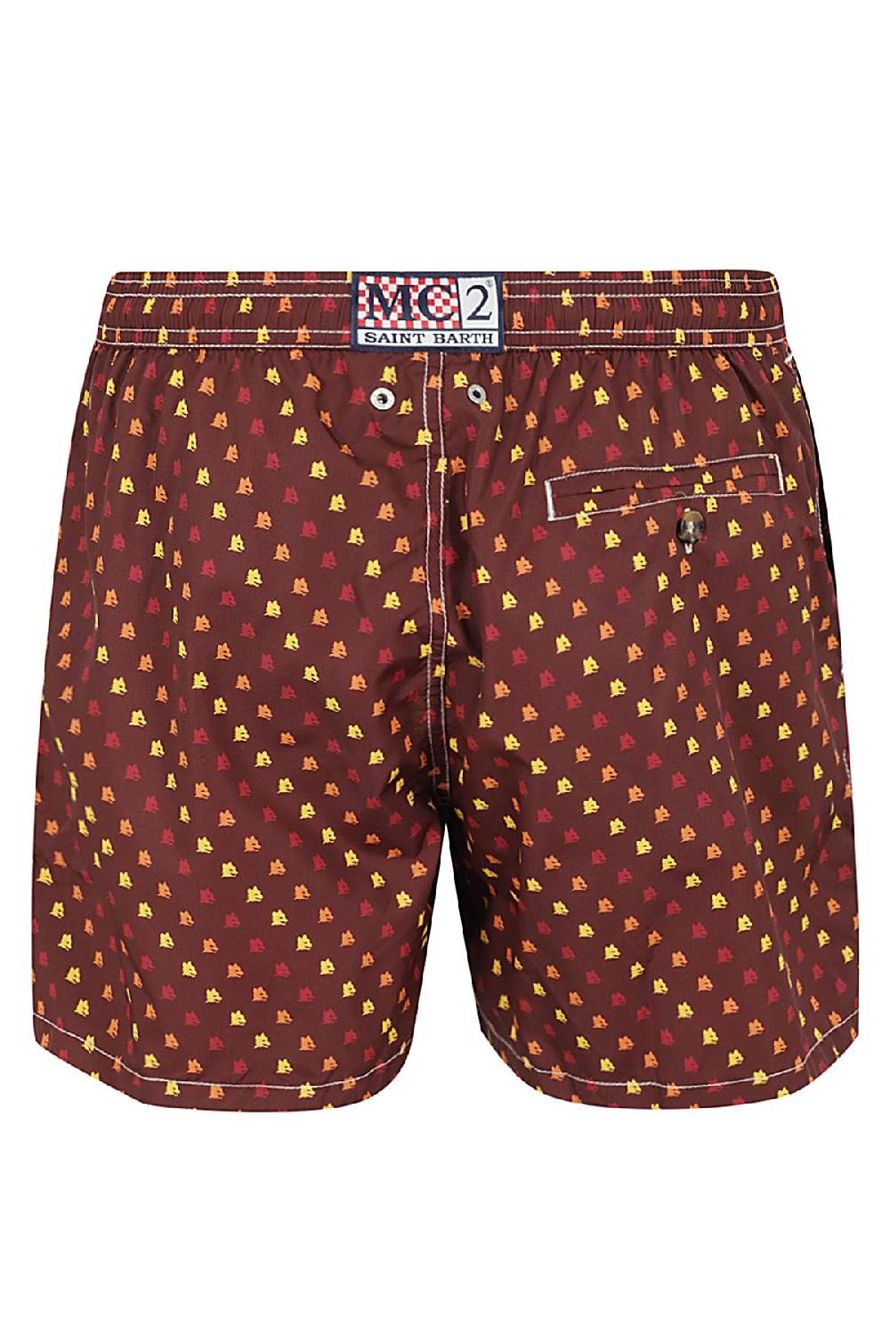 MC2 SAINT BARTH Costume Rosso Scuro Fantasia Saldi