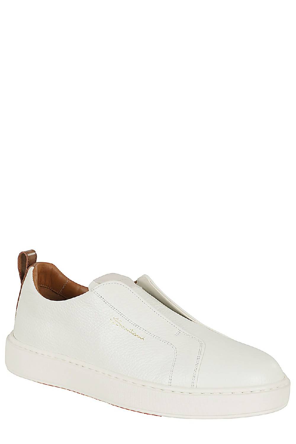 SANTONI Sneakers Victor 4 Bianche Saldi Di Fabbrica