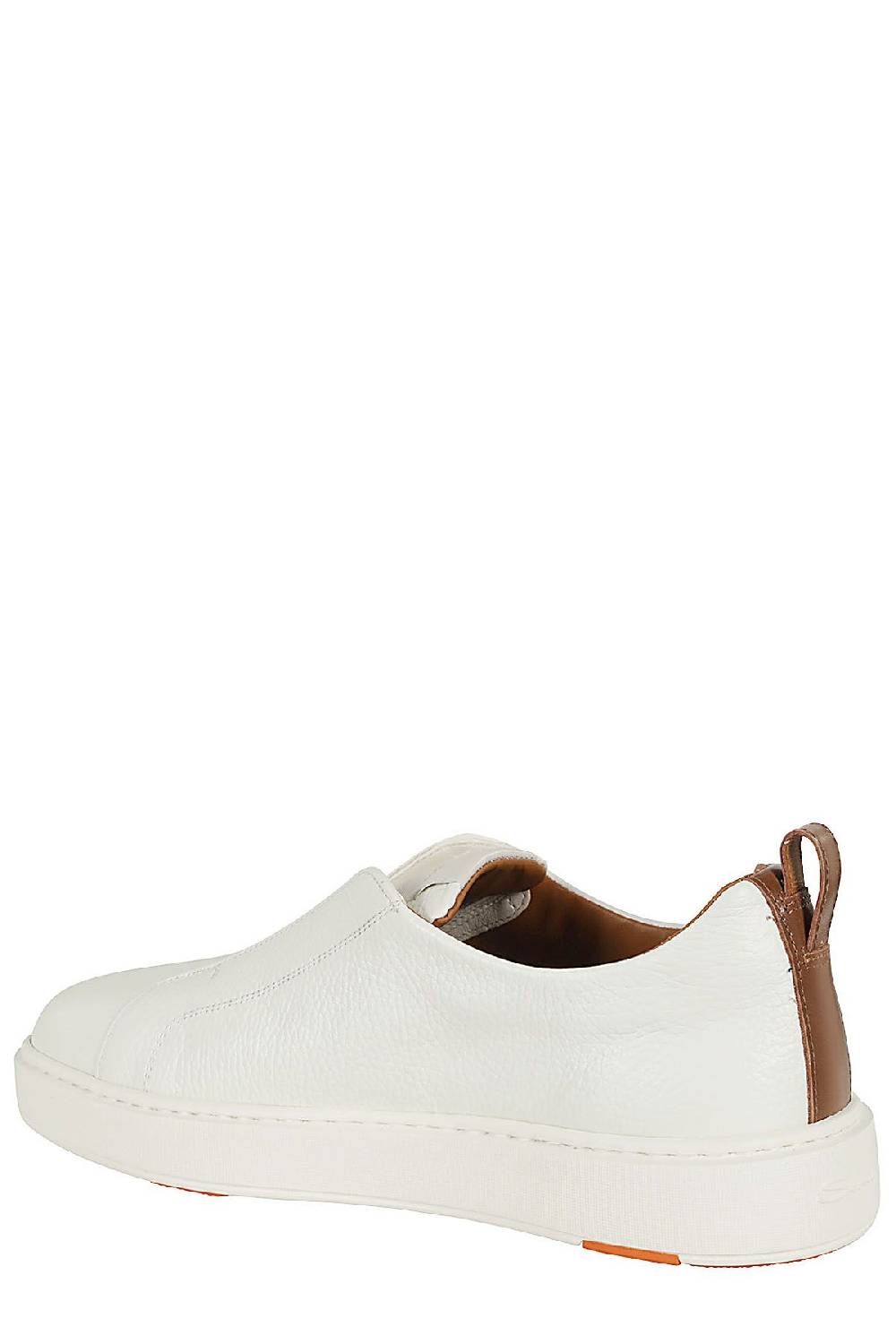 SANTONI Sneakers Victor 4 Bianche Saldi Di Fabbrica