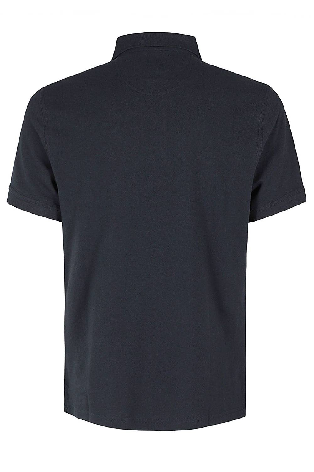 BARBOUR Polo Piquet Navy Blu Negozio