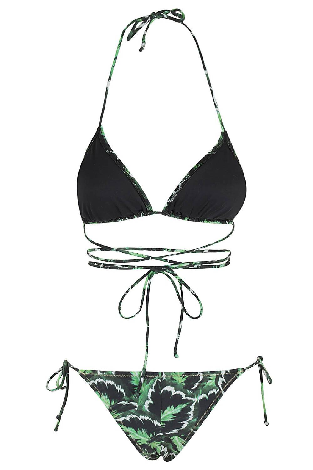 REINA OLGA Costume Bikini Leaf Qualità