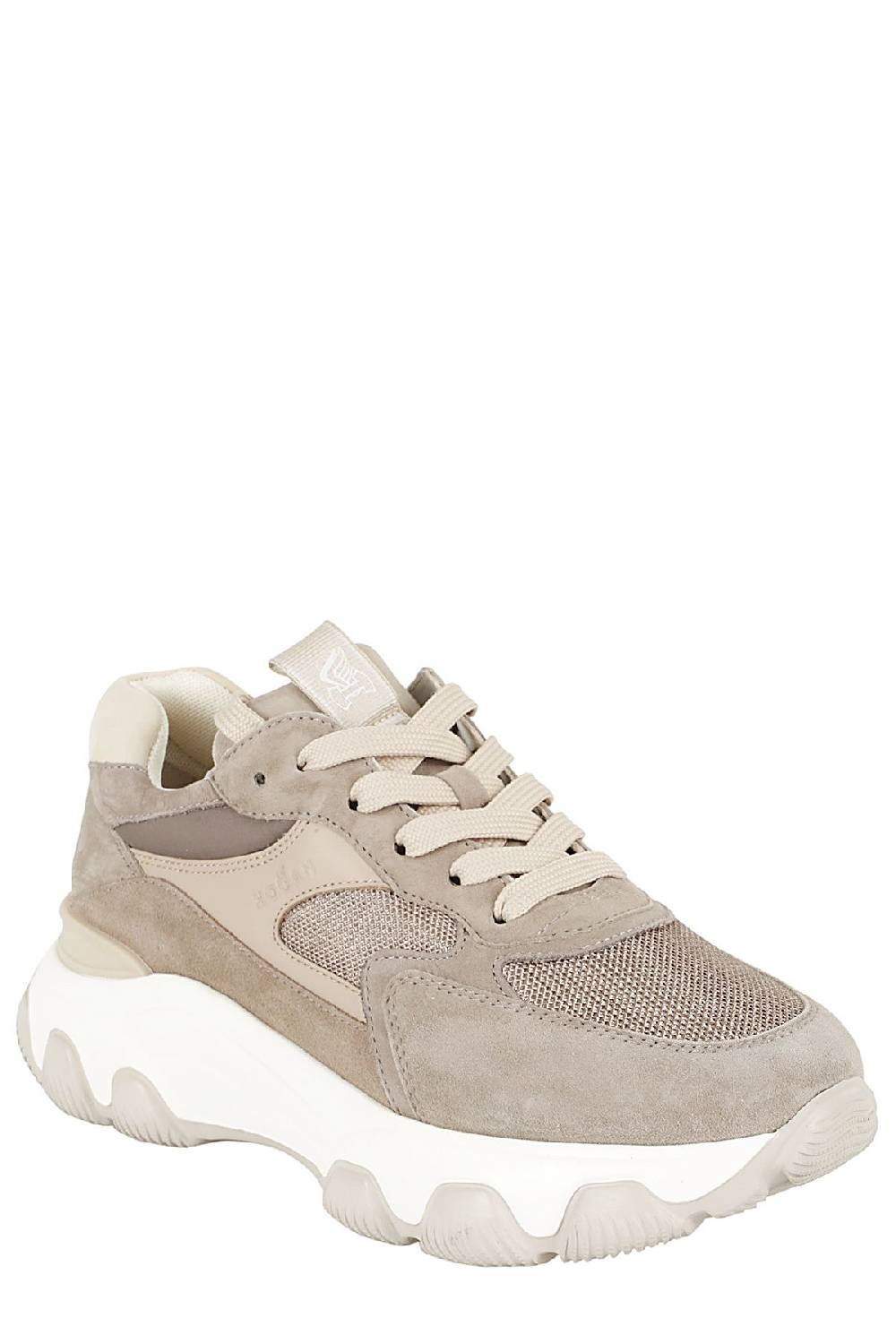 HOGAN Sneakers Hyperactive Suede Tortora Vendita Calda
