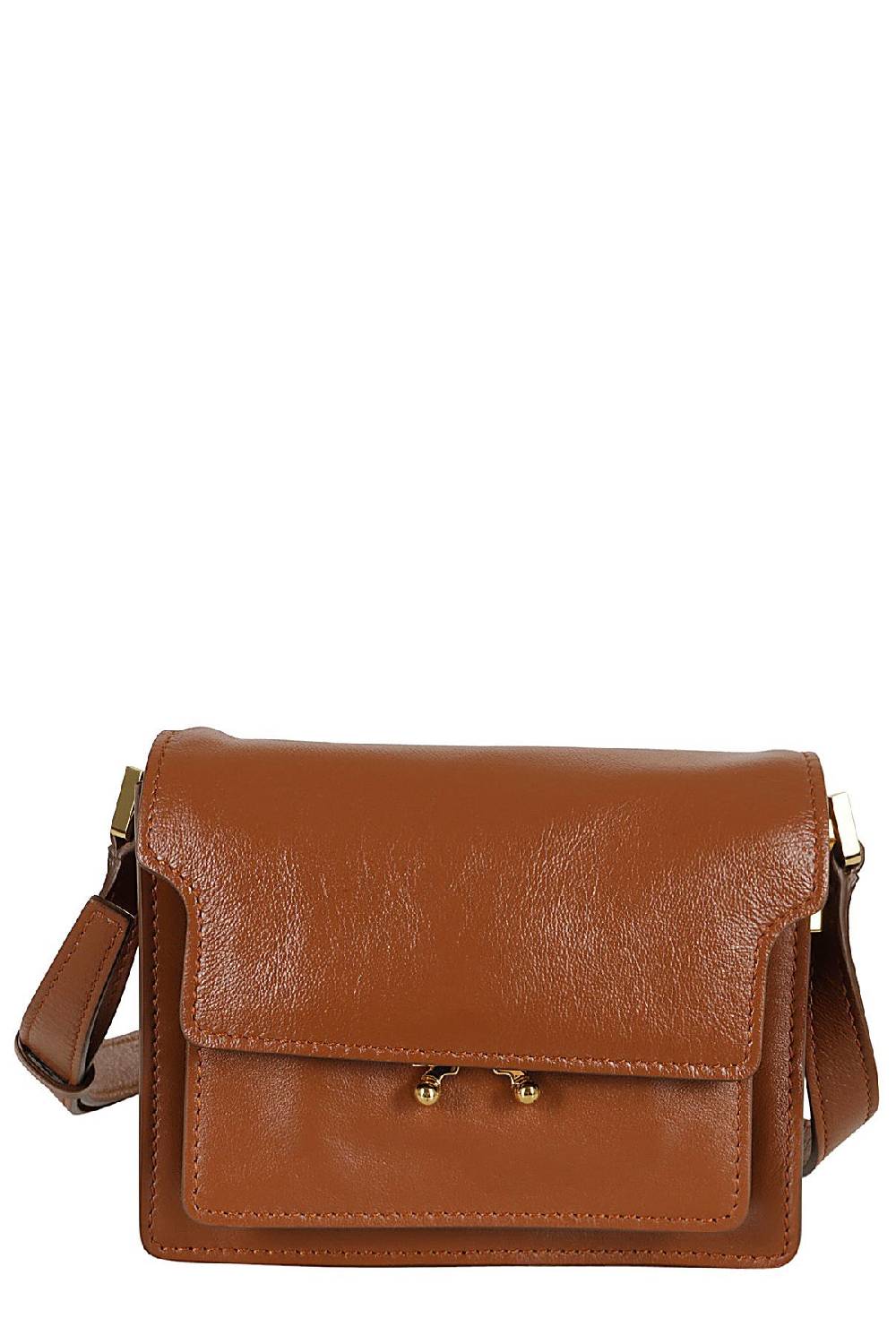 MARNI Borsa Trunk Soft Mini Marrone