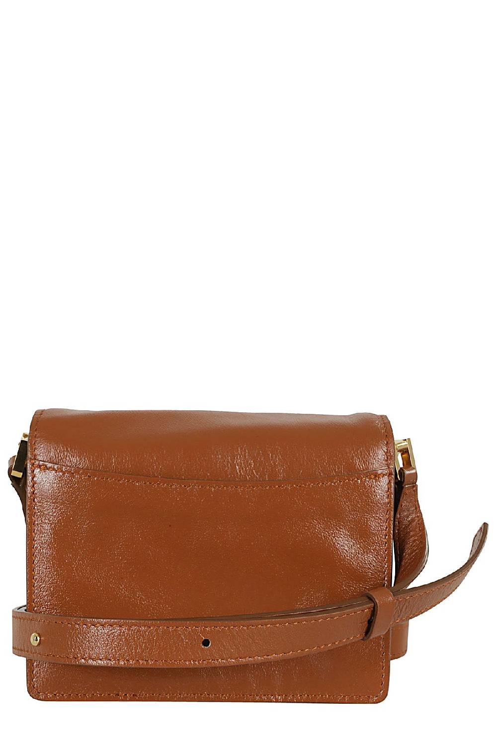 MARNI Borsa Trunk Soft Mini Marrone Promozione Limitata