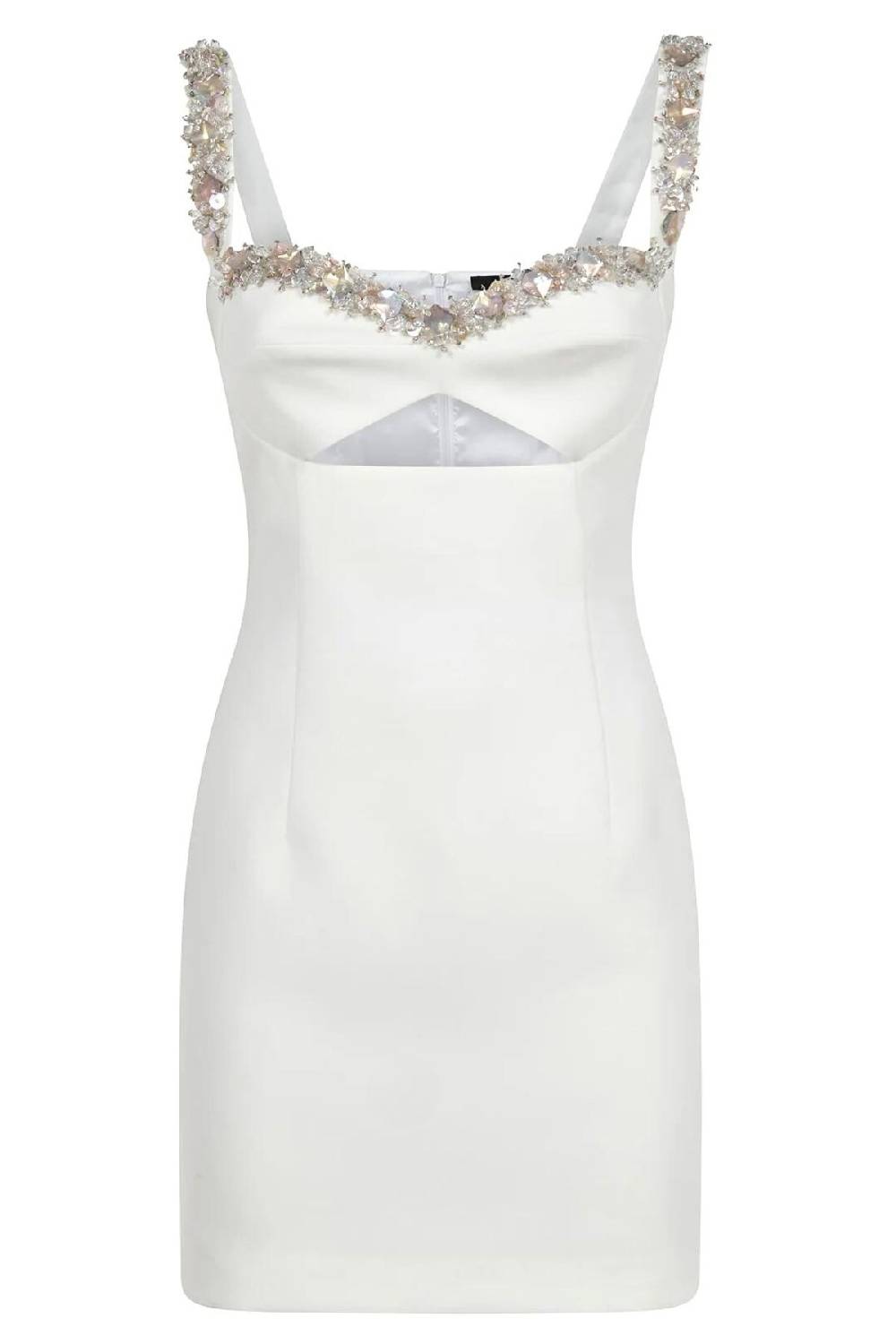 AMEN Abito Swarovski Bianco