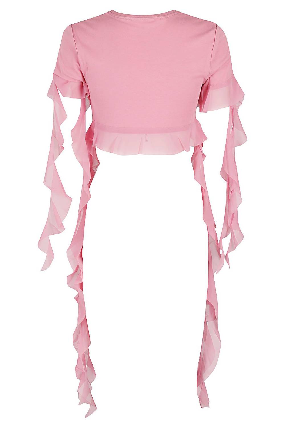 BLUMARINE Top Ruches Rosa Offerte