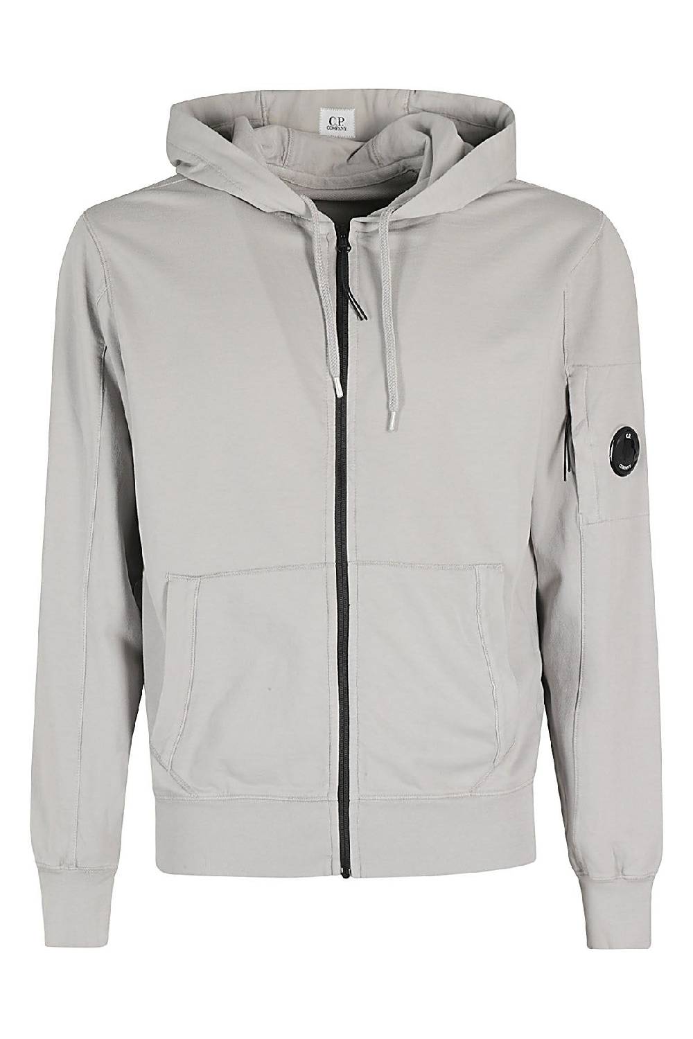 CP COMPANY Felpa Zipped Hoodie Grigio
