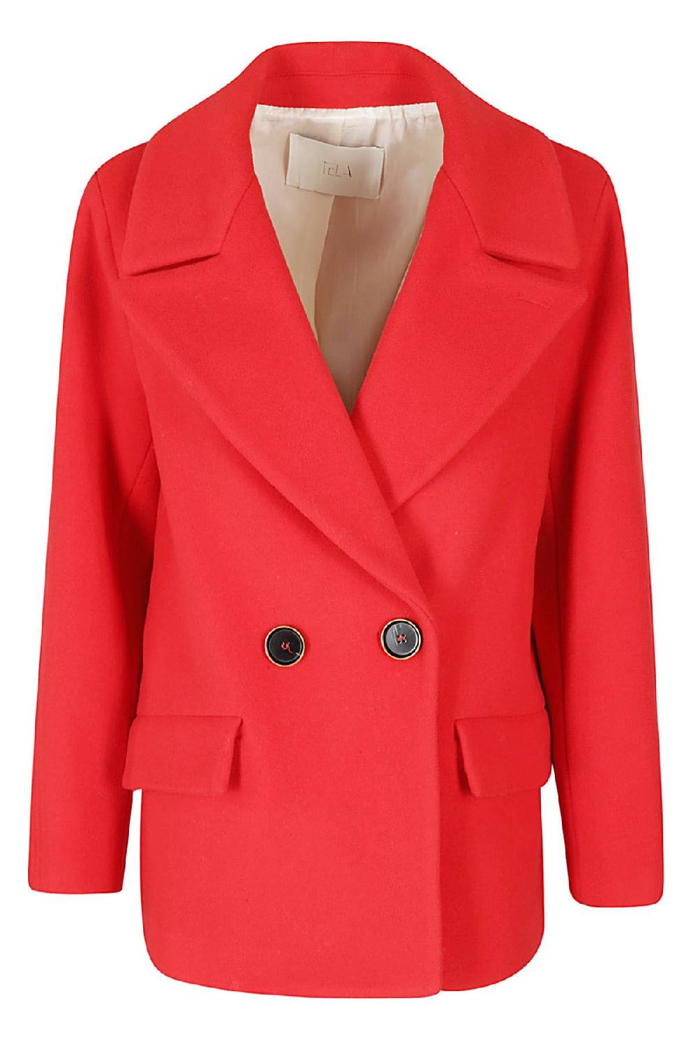 TELA Cappotto Radicchio Rosso