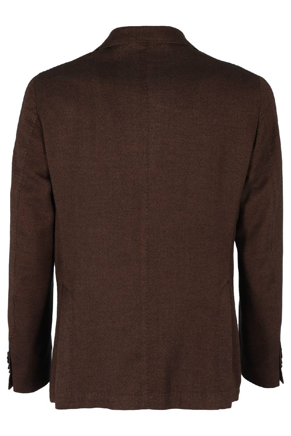 L.B.M. Giacca Blazer Marrone Spigato Fino Al -60%