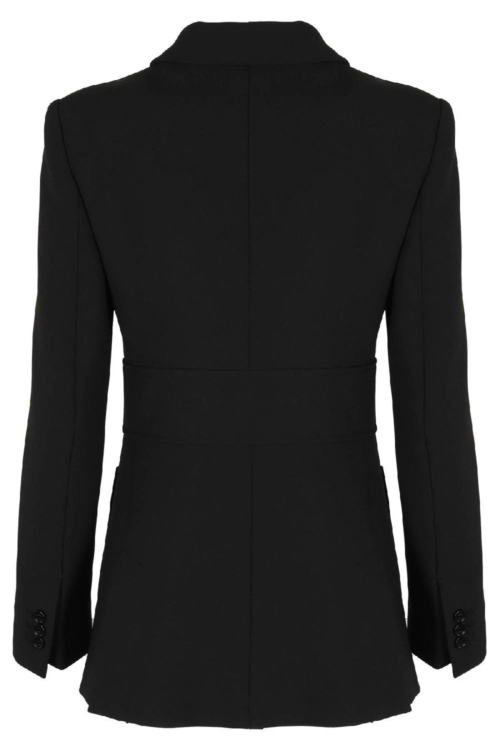 REDVALENTINO Giacca Monopetto Nera Cintura Oro Economico