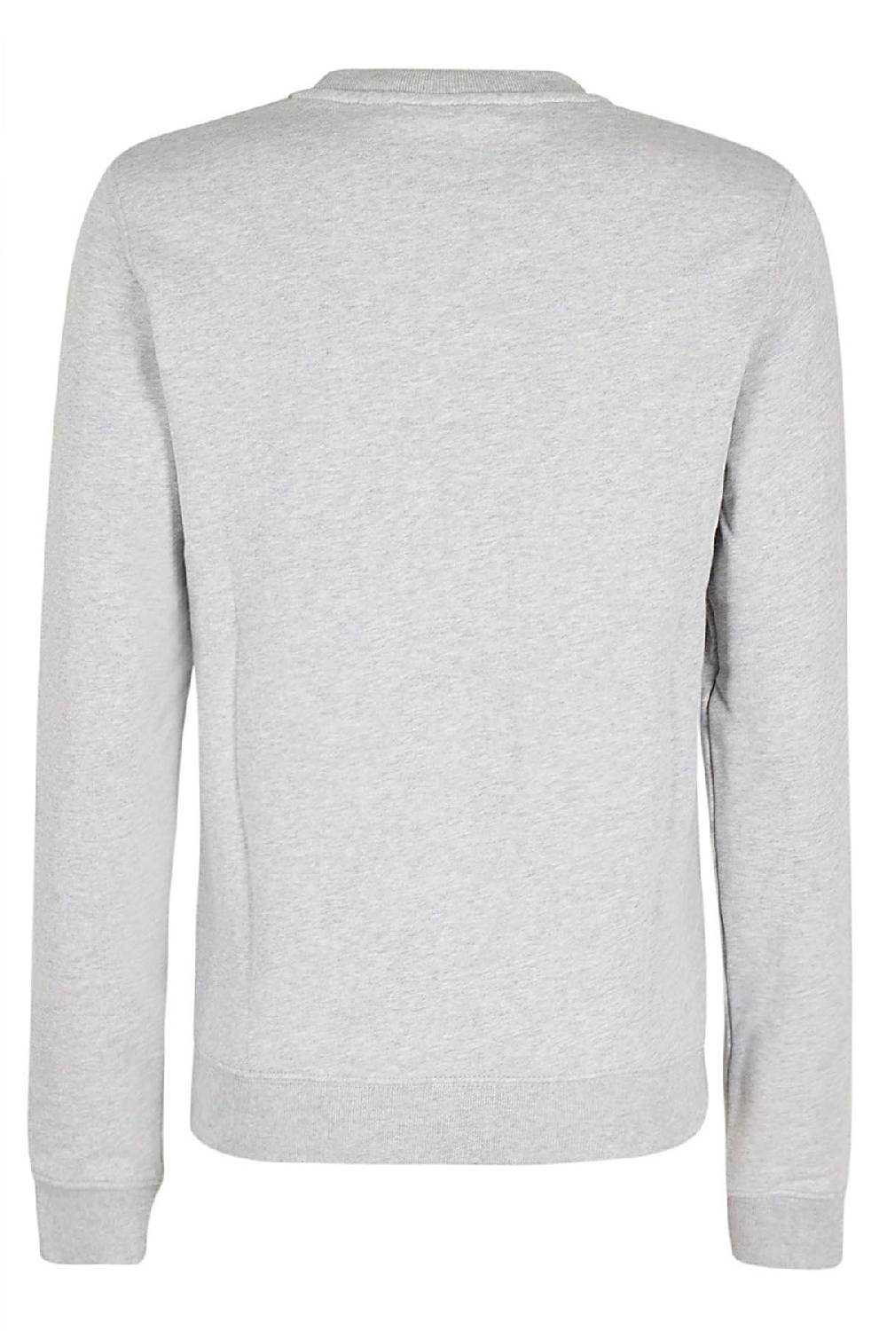 MAISON KITSUNE` FELPA REGULAR GRIGIA Moda