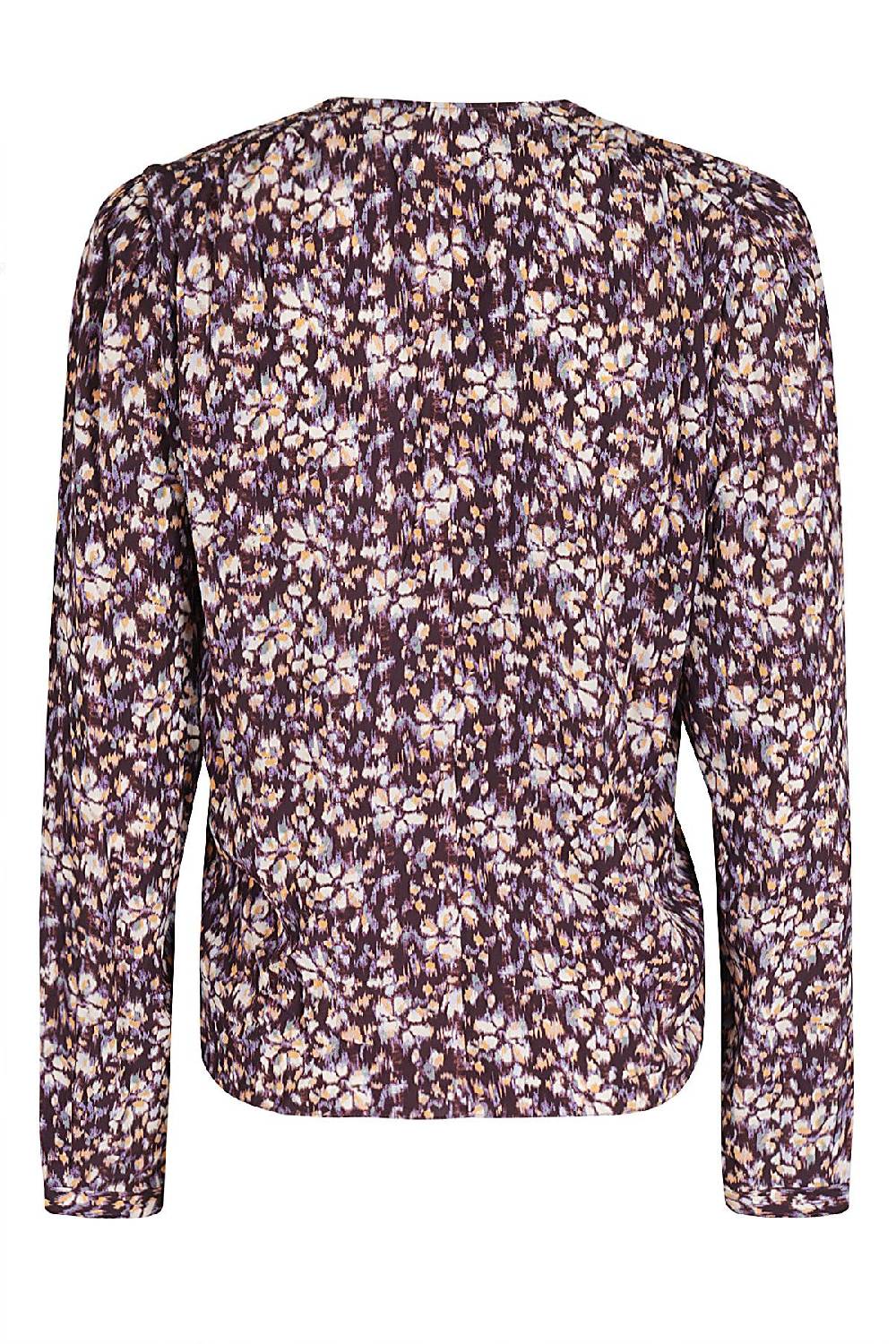 MARANT ETOILE Camicia Eddy Floreale Viola Arancio I Più Venduti