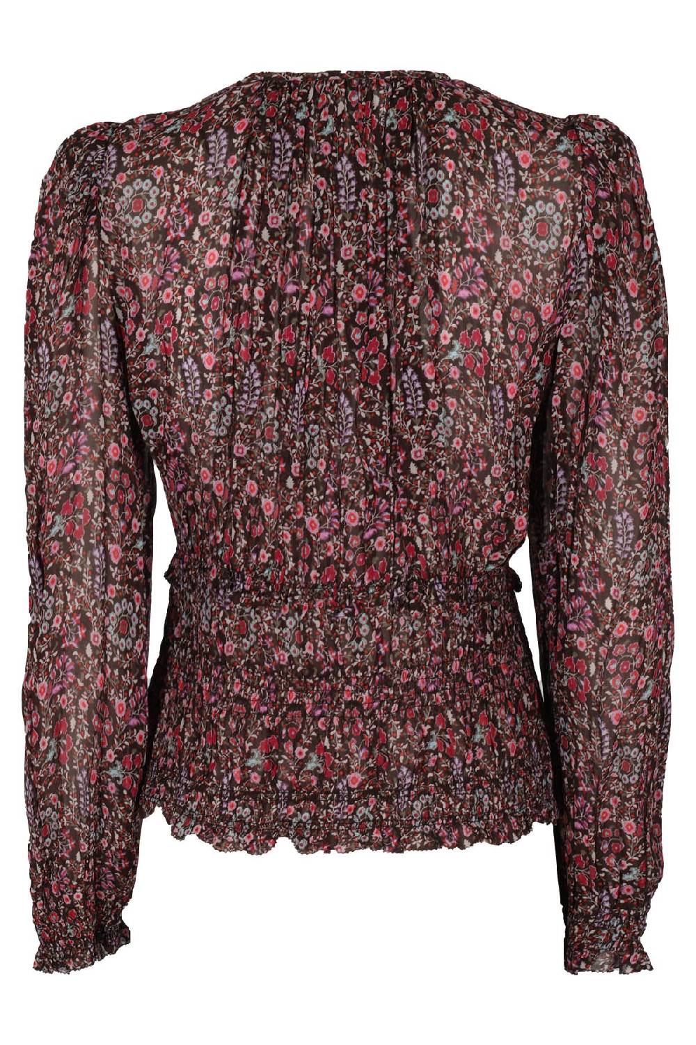MARANT ETOILE Camicia Nibel Floreale Marrone Negozio