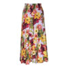 Poems Roma GONNA SPICCHI ELASTICO FIORI HAWAII Nuovo