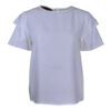 Poems Roma TOP MANICA VOLANT BIANCO Outlet