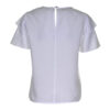 Poems Roma TOP MANICA VOLANT BIANCO Outlet