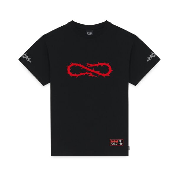 Propaganda Logo Crown T-Shirt – Black