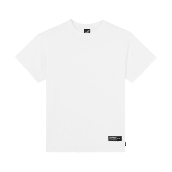 Propaganda Label Camo T-Shirt – White 2025