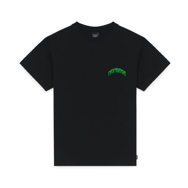 Propaganda Triangle Panther T-Shirt – Black Vendite Flash