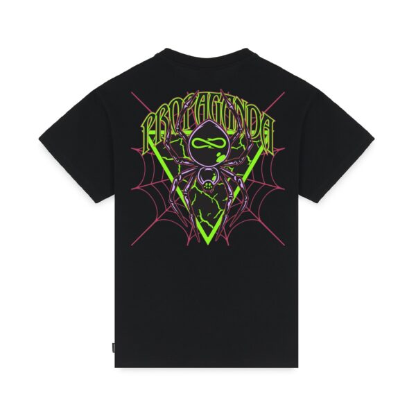 Propaganda Triangle Web T-Shirt – Black Moda