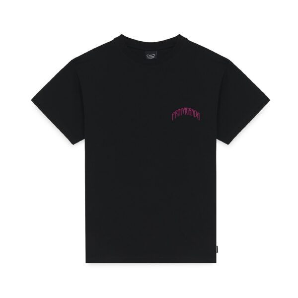 Propaganda Triangle Web T-Shirt – Black Moda
