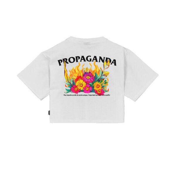 Propaganda Pyromantics Croptop Tee – White Hotsell