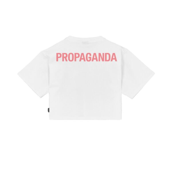 Propaganda Women Logo Croptop Tee – White I Più Venduti
