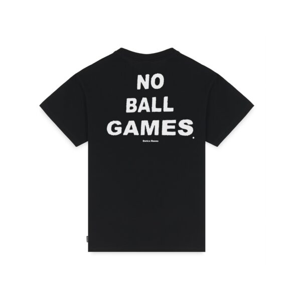 Propaganda Propaganda x Enrico Rassu “No Ball Games” Tee – Black Sconto