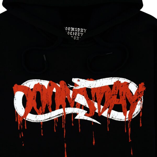 Propaganda Doomsday Society x Propaganda Hoodie – Black Vendita Calda
