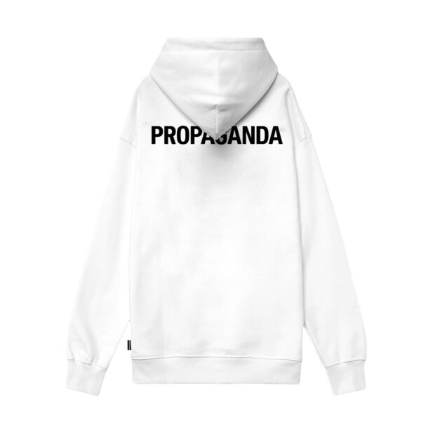 Propaganda Logo Classic Hoodie – White Saldi Di Fabbrica