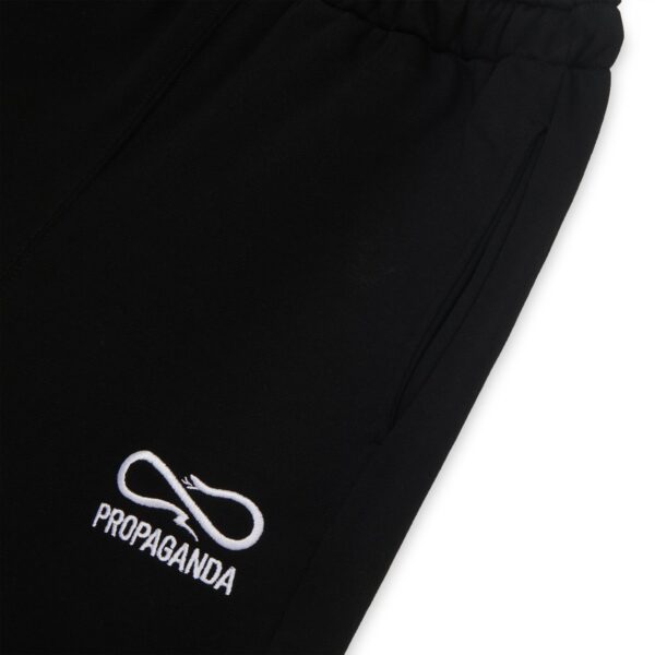Propaganda Logo Embroidery Sweatpant – Black Spedizione Gratuita