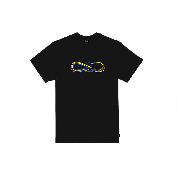 Propaganda Logo Pin Stripe Tee – Black