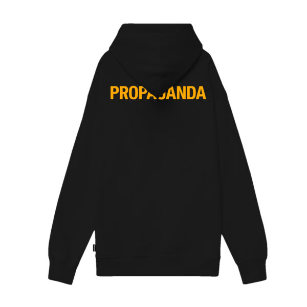 Propaganda Logo Steel Hoodie – Black Convenienza