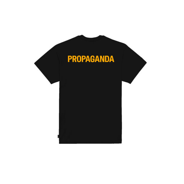 Propaganda Logo Steel Tee – Black Sconto