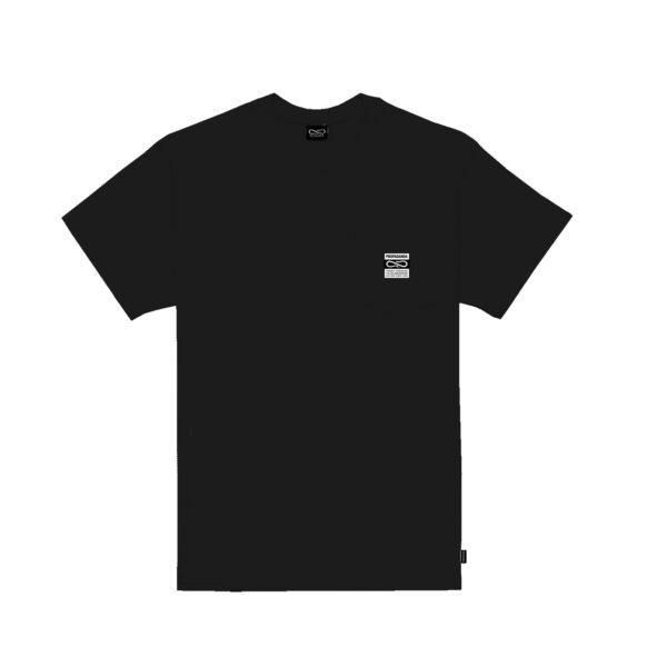 Propaganda Label Pocket Tee – Black