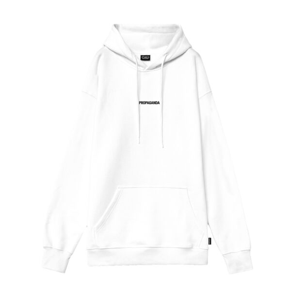 Propaganda Ribs Classic Hoodie – White 2025